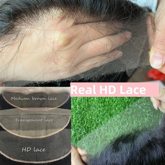 200% Burmese Curly Wig Real HD 13x4 Lace Front Human Hair Wigs For Women  Brazilian Pre-Plucking HD Lace Frontal Wig For Women