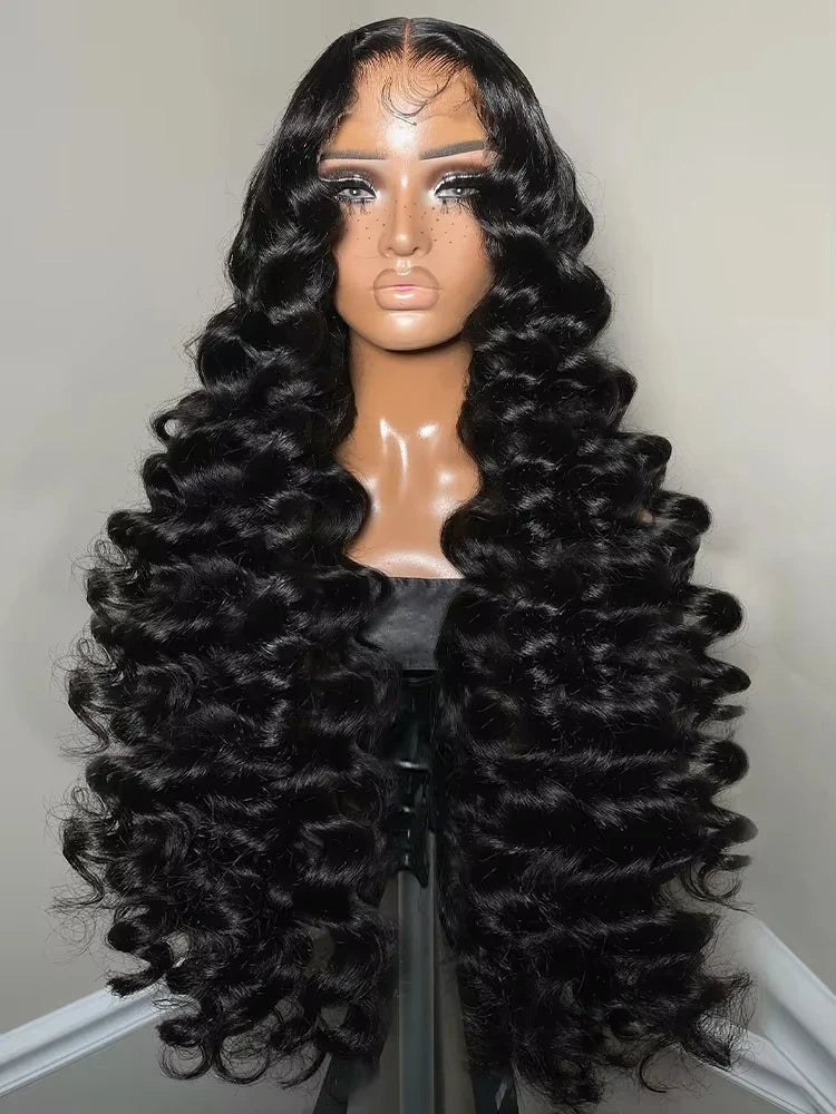 30 Inch Loose Deep Wave 13x4 Hd Lace Frontal Human Hair Wig Brazilian Curly 5x5 Glueless Wig Human Hair Pre Plucked For Women